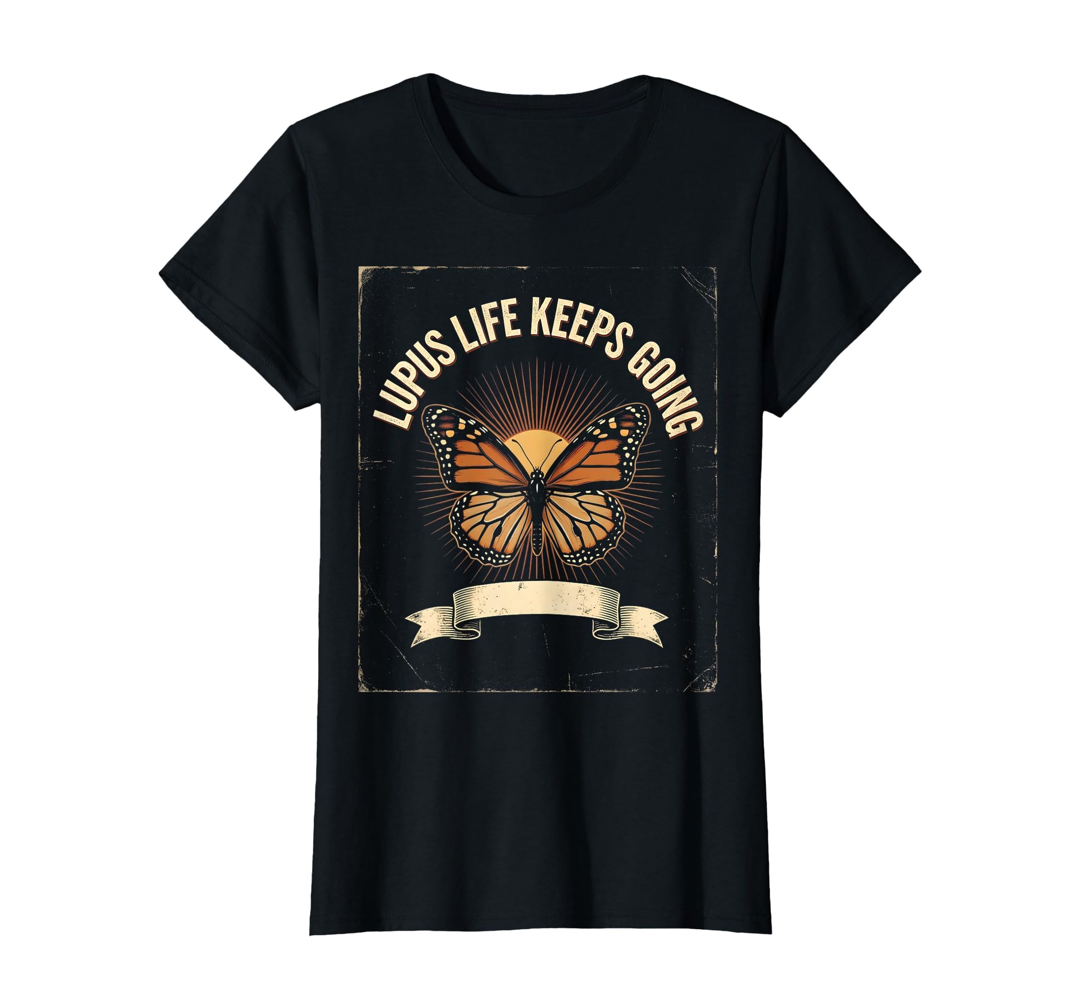 Lupus Life Keeps Going Awareness T-Shirt - Graphic Print for Adults - T-Shirt, Sweatshirt, Hoodie