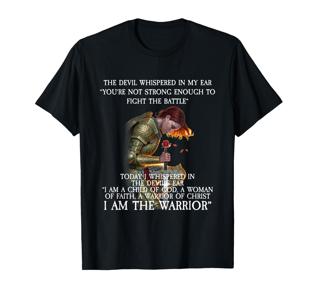Devil Whispered My Ear You Are Not T-Shirt - Minimalist Print Men Women - T-Shirt, Sweatshirt, Hoodie