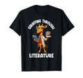 Giraffing Through Literature Dream Giraffe T-Shirt - Unique Graphic Unisex - T-Shirt, Sweatshirt, Hoodie