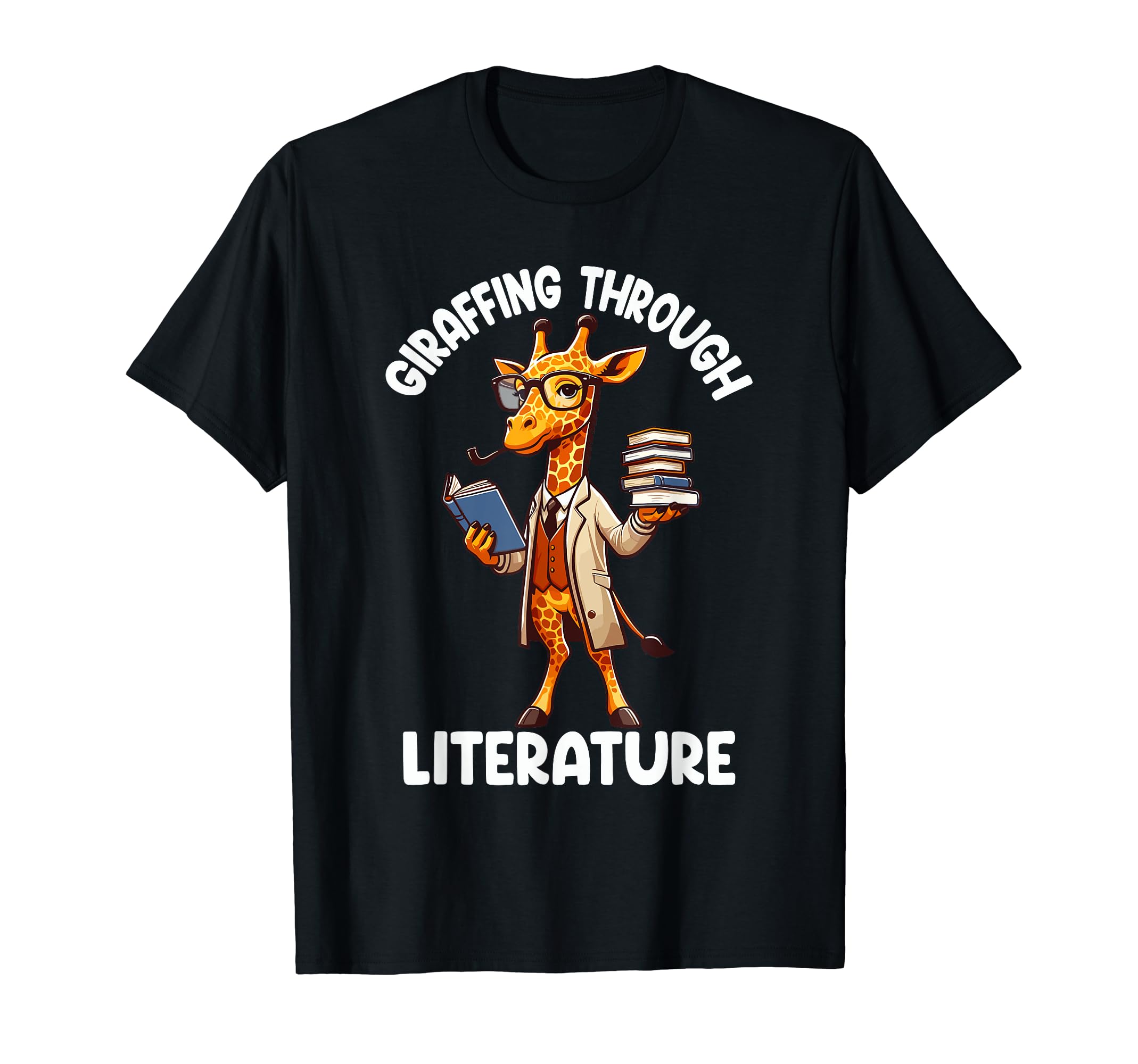Giraffing Through Literature Dream Giraffe T-Shirt - Unique Graphic Unisex - T-Shirt, Sweatshirt, Hoodie