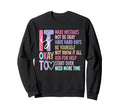 Ts Okay Mental Health Hard Days Sweatshirt - Graphic Print for Adults - T-Shirt, Sweatshirt, Hoodie
