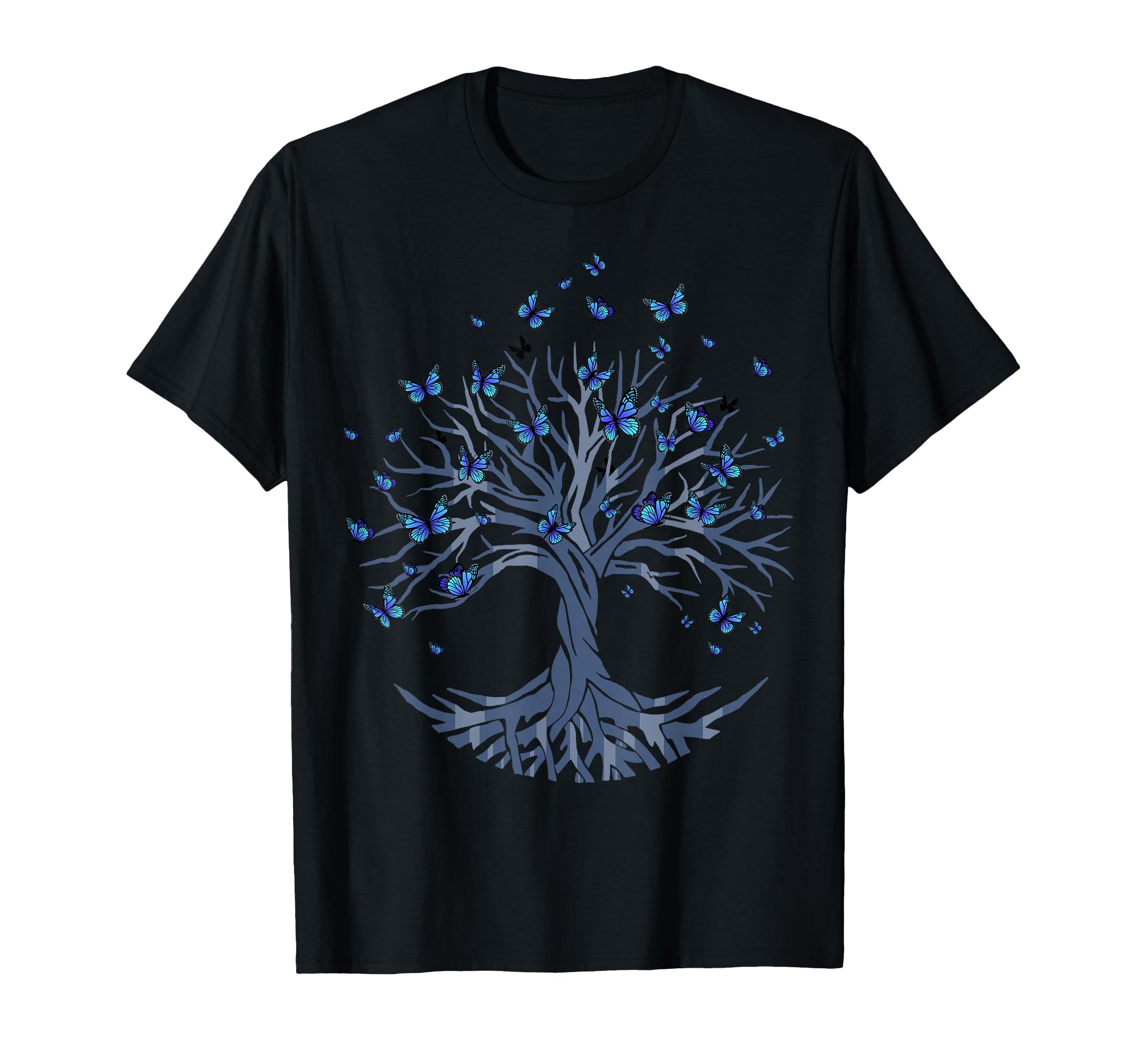 Butterfly Tree Beautiful Animal T-Shirt - Custom Art Print for Adults - T-Shirt, Sweatshirt, Hoodie