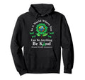 Be Kind Green Ribbon Sunflower Mental Hoodie - Unique Graphic for Adults - T-Shirt, Sweatshirt, Hoodie