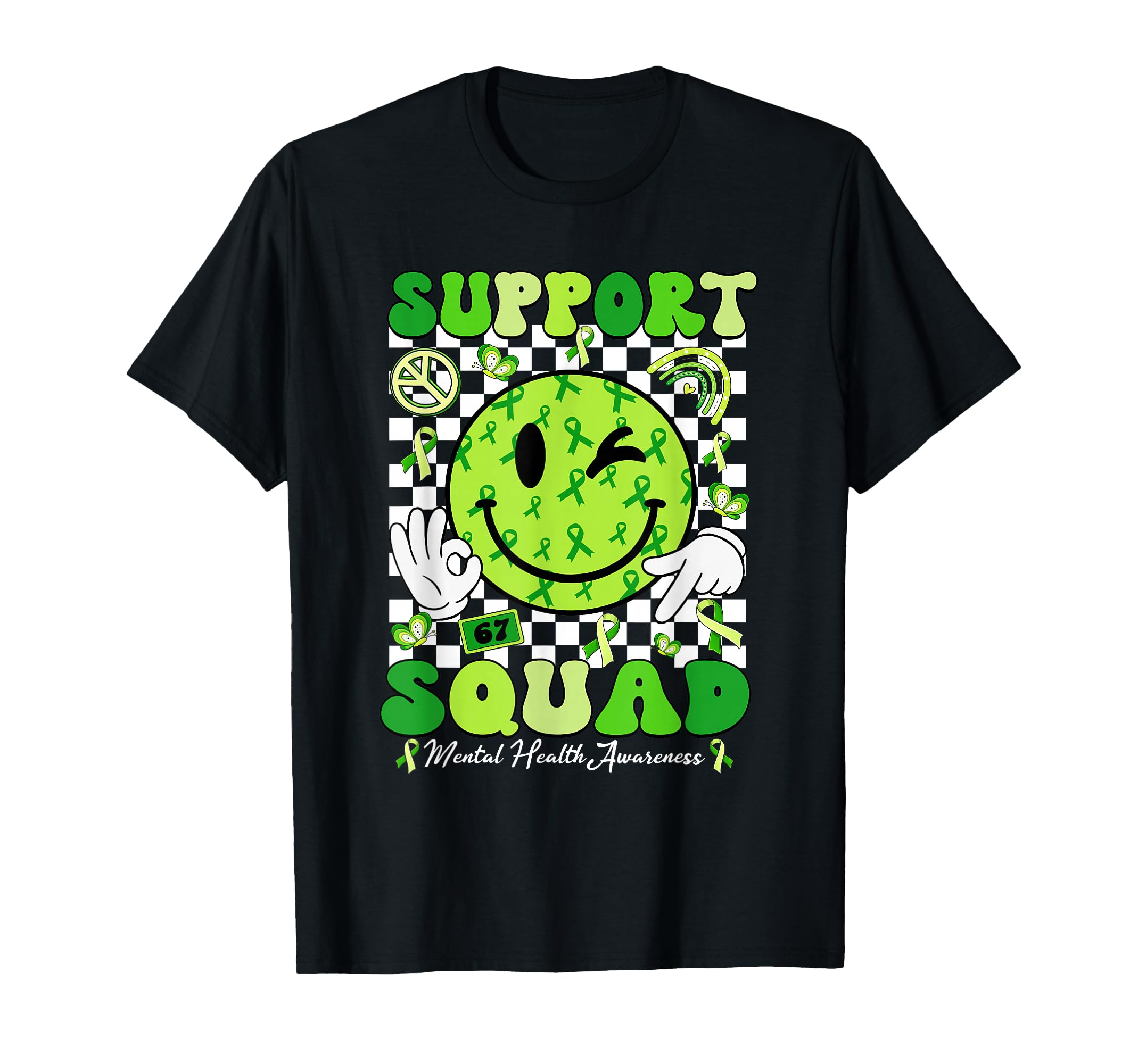 Support Squad Mental Health Matters T-Shirt - Aesthetic Graphic Unisex - T-Shirt, Sweatshirt, Hoodie