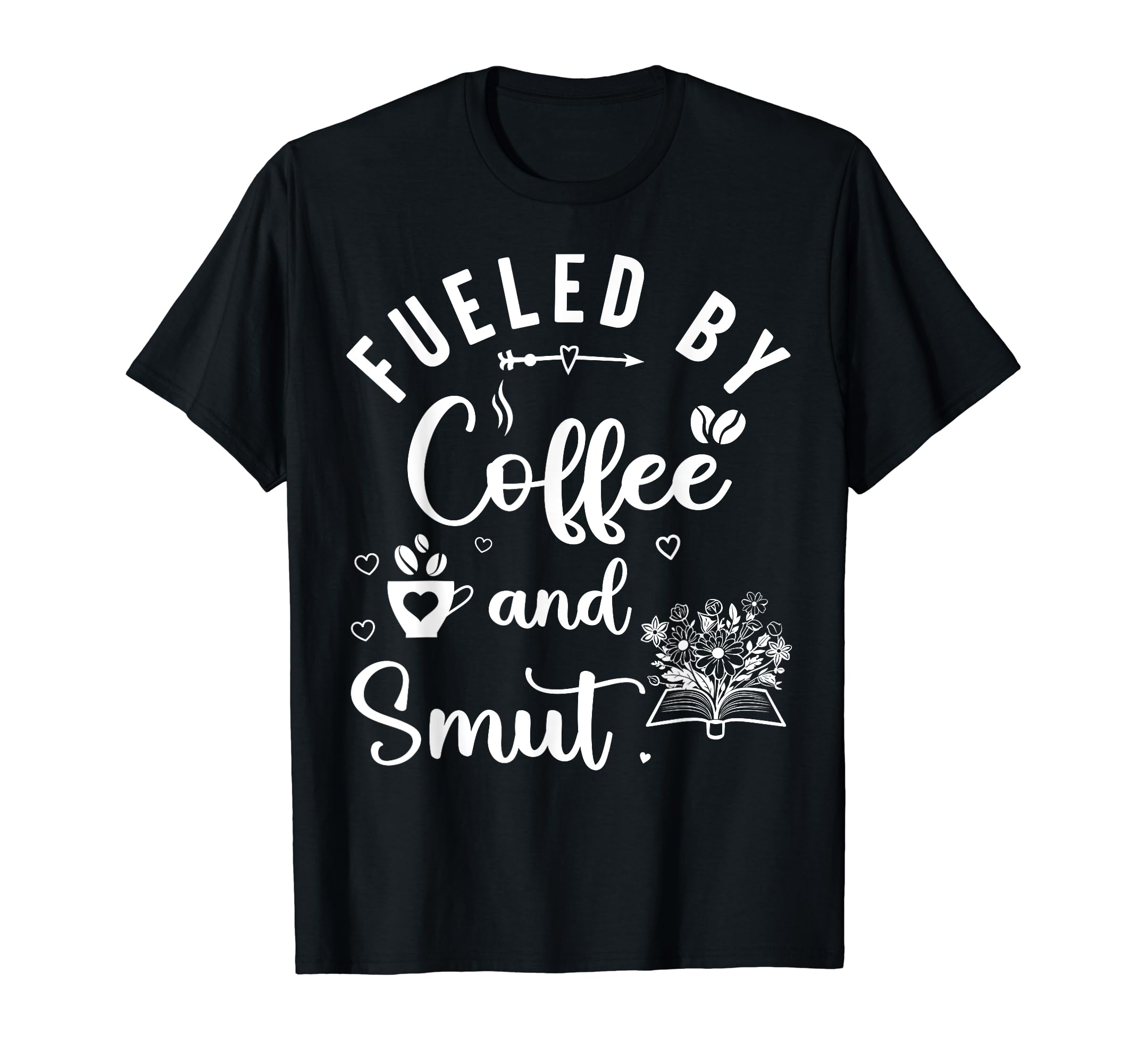 Smutty Floral Book Read Smut Books T-Shirt - Unique Graphic for Adults - T-Shirt, Sweatshirt, Hoodie
