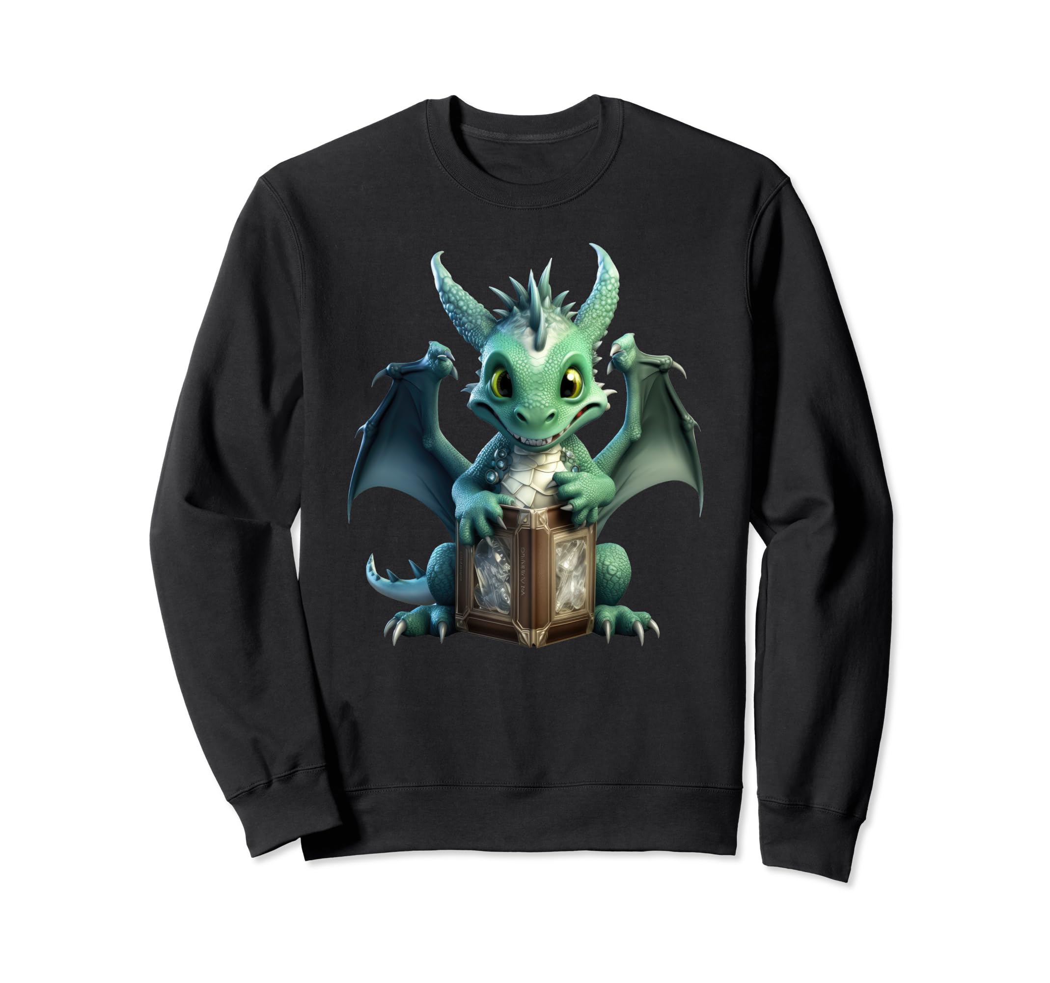 Chinese Year Dragon Dragon Books Sweatshirt - Minimalist Print Men Women - T-Shirt, Sweatshirt, Hoodie