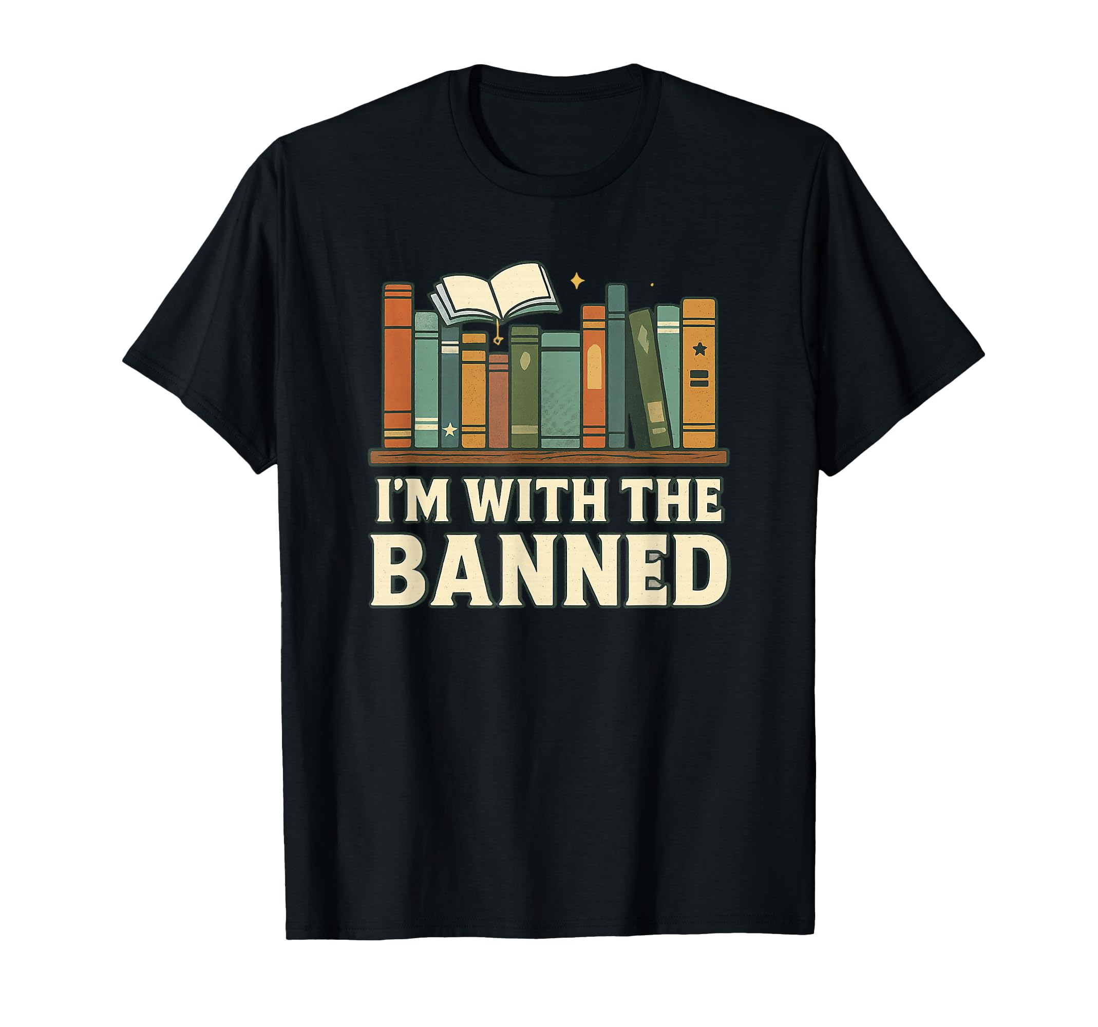 Im Banned Book Lover Library T-Shirt - Novelty Apparel Unisex - T-Shirt, Sweatshirt, Hoodie