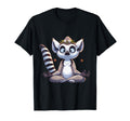 Meditation Lemur Yoga Pose Relaxing T-Shirt - Fun Novelty Design Unisex - T-Shirt, Sweatshirt, Hoodie