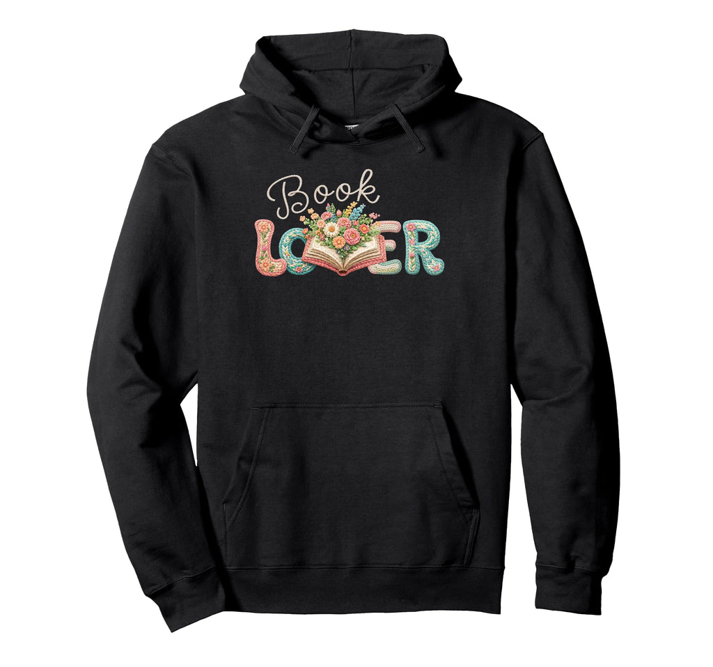 Reading Book Lover Bookish Floral Latch Hoodie - Trendy Graphic for Adults - T-Shirt, Sweatshirt, Hoodie