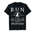 Jane Austen Literature Run Like Mr T-Shirt - Graphic Print for Adults - T-Shirt, Sweatshirt, Hoodie