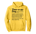 Therapy Dog Definition Dog Lover Hoodie - Streetwear Style for Adults - T-Shirt, Sweatshirt, Hoodie