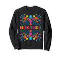 Floral Bibliotecaria Spanish Sweatshirt - Custom Art Print Unisex - T-Shirt, Sweatshirt, Hoodie