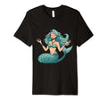 Meditation Mermaid Yoga Pose Relaxing T-Shirt - Unique Graphic for Adults - T-Shirt, Sweatshirt, Hoodie