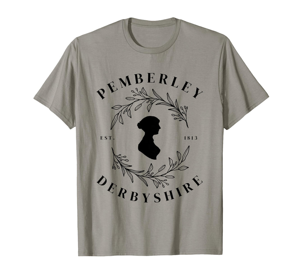Pemberley Derbyshire 1813 Pride And T-Shirt - Minimalist Print for Adults - T-Shirt, Sweatshirt, Hoodie