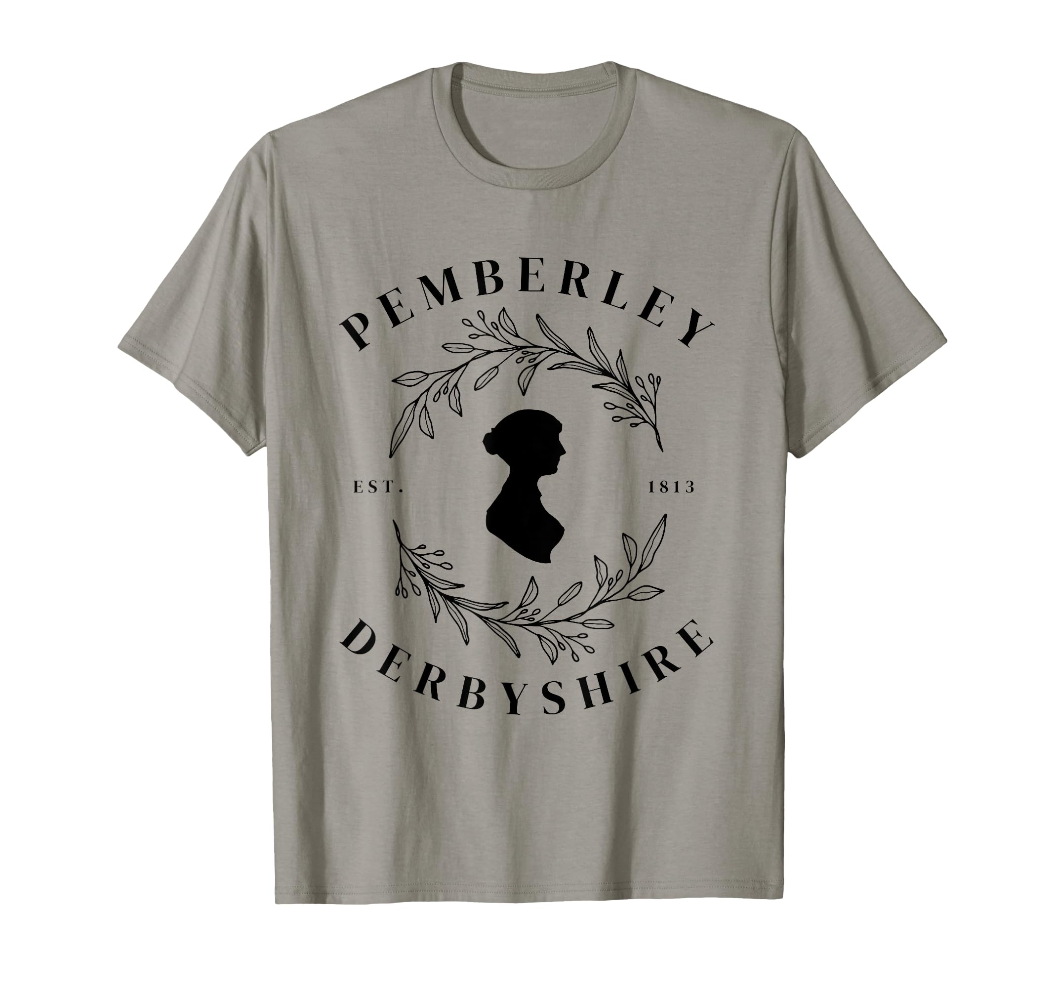 Pemberley Derbyshire 1813 Pride And T-Shirt - Minimalist Print for Adults - T-Shirt, Sweatshirt, Hoodie