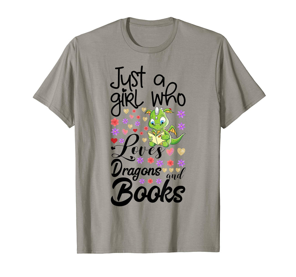 Librarian Gift Just Who Loves Dragons T-Shirt - Graphic Print Men Women - T-Shirt, Sweatshirt, Hoodie