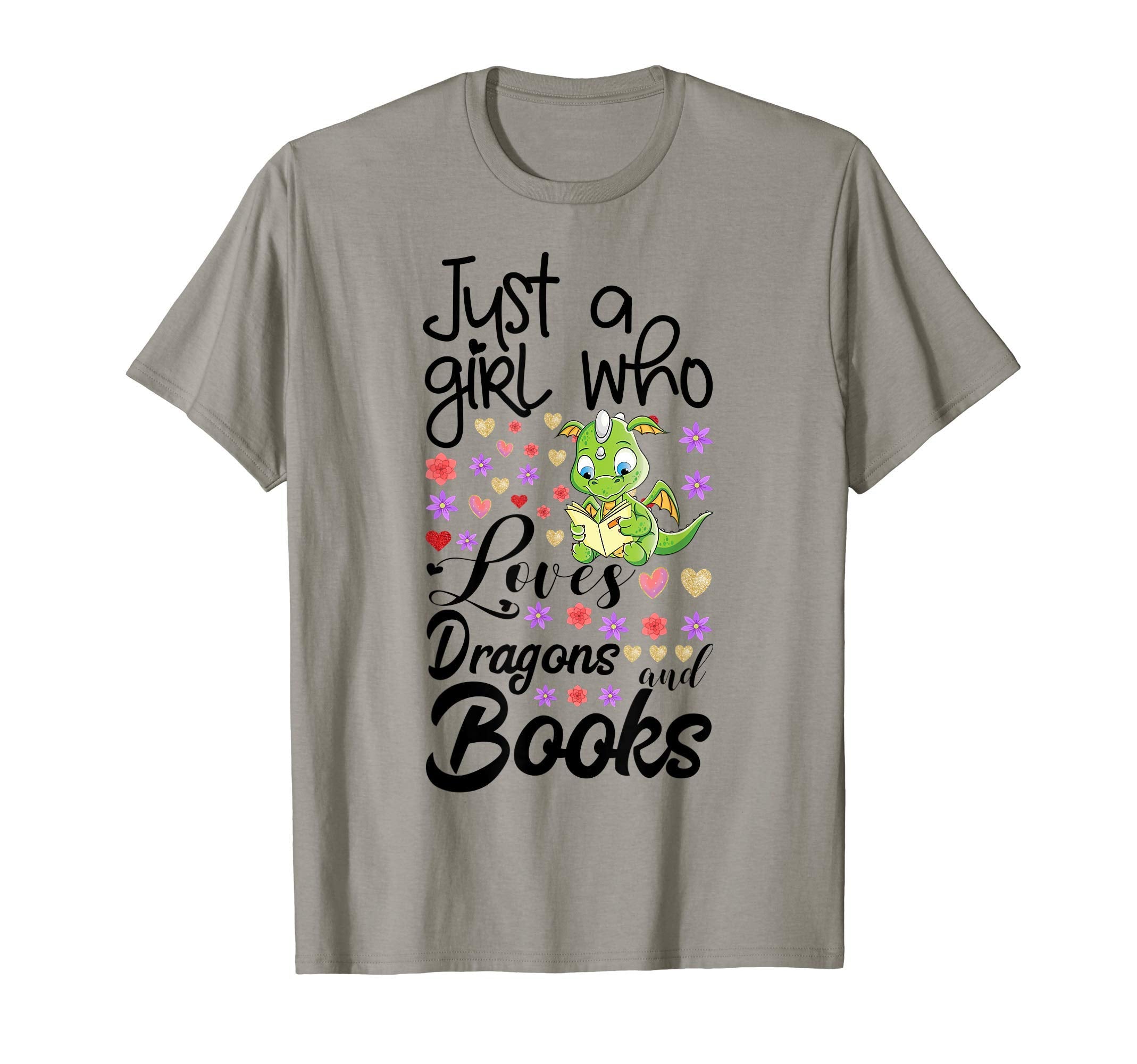 Librarian Gift Just Who Loves Dragons T-Shirt - Graphic Print Men Women - T-Shirt, Sweatshirt, Hoodie