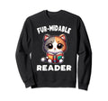 Reading Book Cat Library Reading Sweatshirt - Fun Novelty Design Men Women - T-Shirt, Sweatshirt, Hoodie