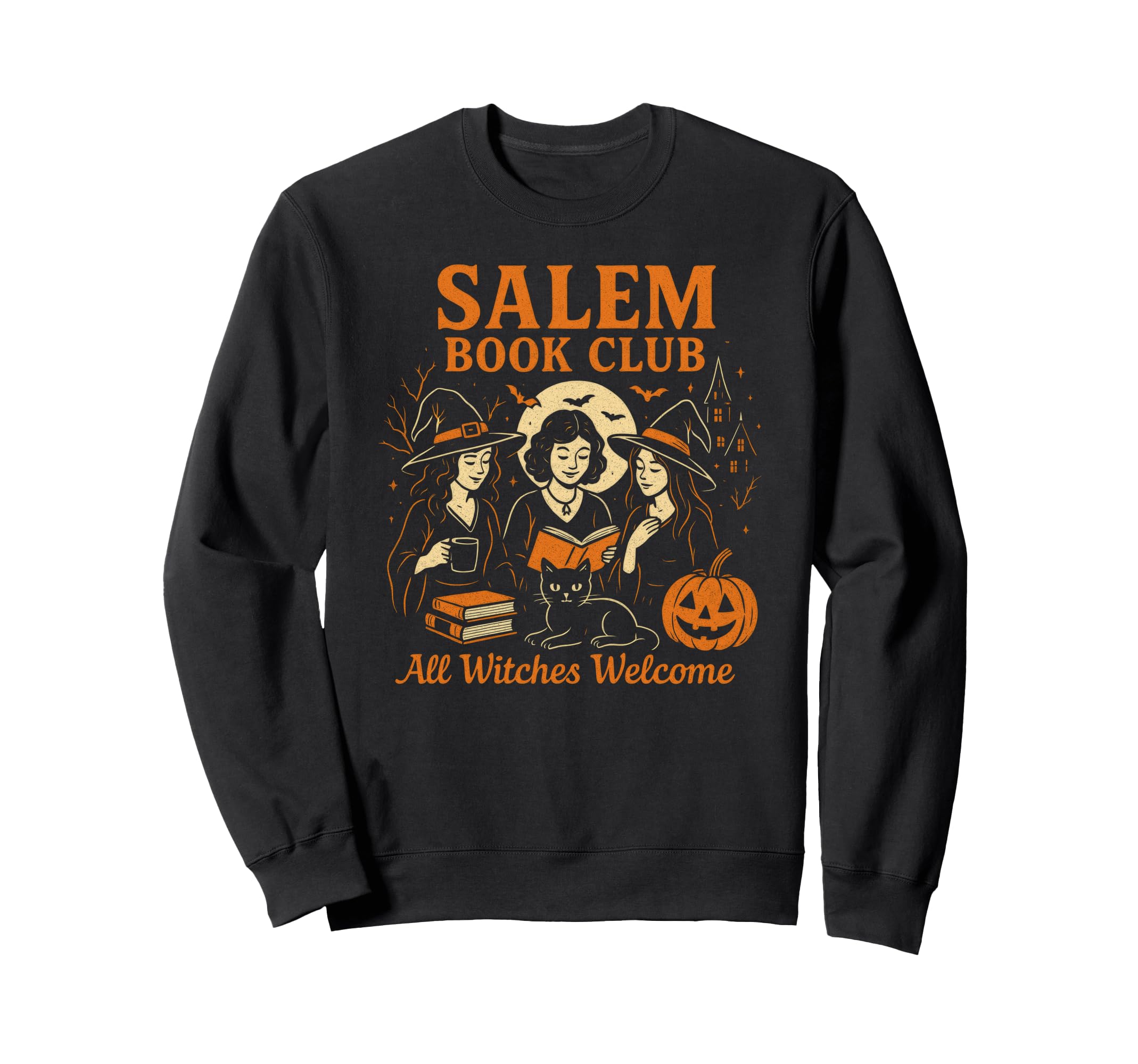 Salem Witch Book Club Bookish Sweatshirt - Casual Everyday Wear Unisex - T-Shirt, Sweatshirt, Hoodie