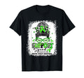 Warrior Leopard Messy Bun Mental Health T-Shirt - Unique Graphic Men Women - T-Shirt, Sweatshirt, Hoodie