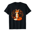 Meditation Fox Yoga Pose Relaxing T-Shirt - Novelty Apparel for Adults - T-Shirt, Sweatshirt, Hoodie