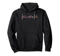 Heartbeat Om Yoga Meditation Mandala Hoodie - Aesthetic Graphic for Adults - T-Shirt, Sweatshirt, Hoodie