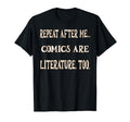 Comic Books Unleashed Literature Advocacy T-Shirt - Minimalist Print Unisex - T-Shirt, Sweatshirt, Hoodie