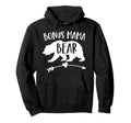 Bonus Mama Bear Best Step Mom Ever Hoodie - Minimalist Print Unisex - T-Shirt, Sweatshirt, Hoodie