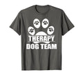 Therapy Dog Team Group Animal Assisted T-Shirt - Unique Graphic Unisex - T-Shirt, Sweatshirt, Hoodie