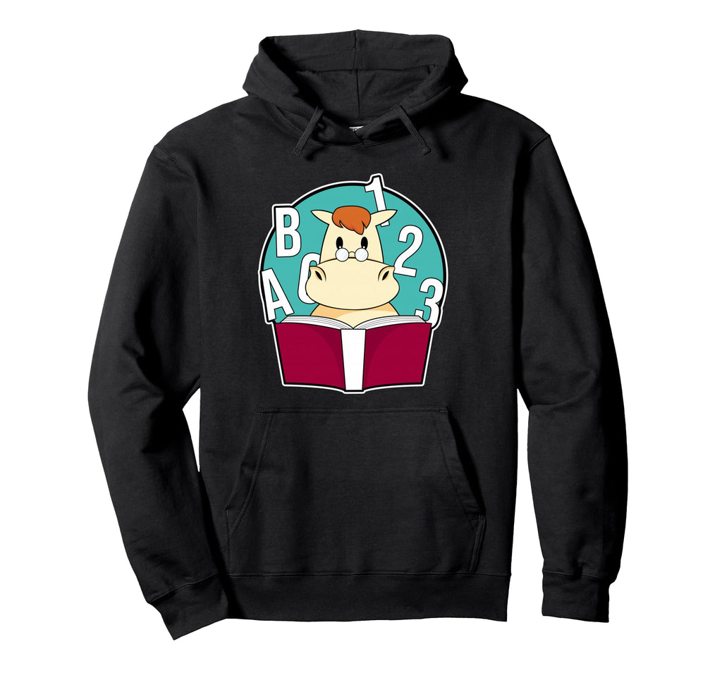 Horse Nerd Book Glasses Hoodie - Trendy Graphic for Adults - T-Shirt, Sweatshirt, Hoodie