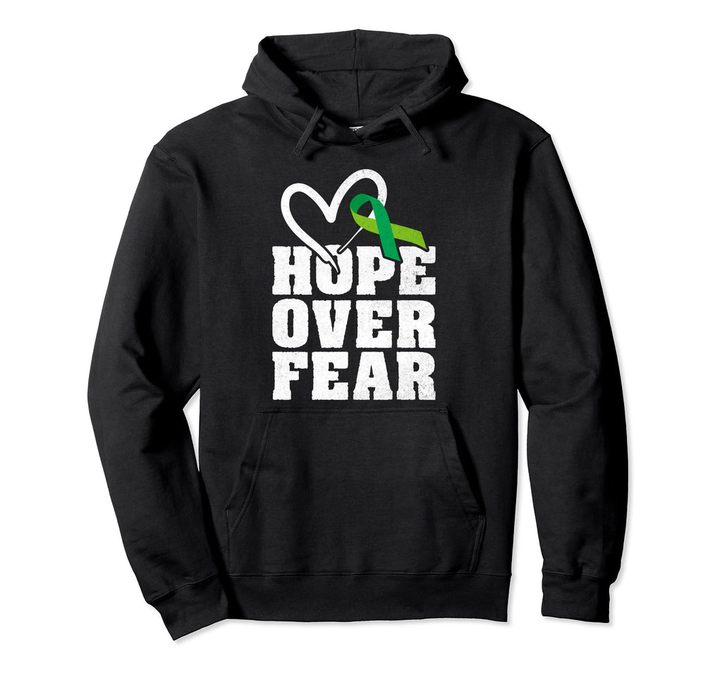 Hope Over Fear Mental Health Hoodie - Novelty Apparel Men Women - T-Shirt, Sweatshirt, Hoodie