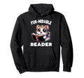 Reading Book Cat Library Reading Teacher Hoodie - Minimalist Print Unisex - T-Shirt, Sweatshirt, Hoodie