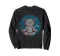 Zen Cat Meditation Mandala Art Sweatshirt - Custom Art Print Unisex - T-Shirt, Sweatshirt, Hoodie