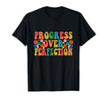 Back To School Progress Over Perfection T-Shirt - Aesthetic Graphic Unisex - T-Shirt, Sweatshirt, Hoodie
