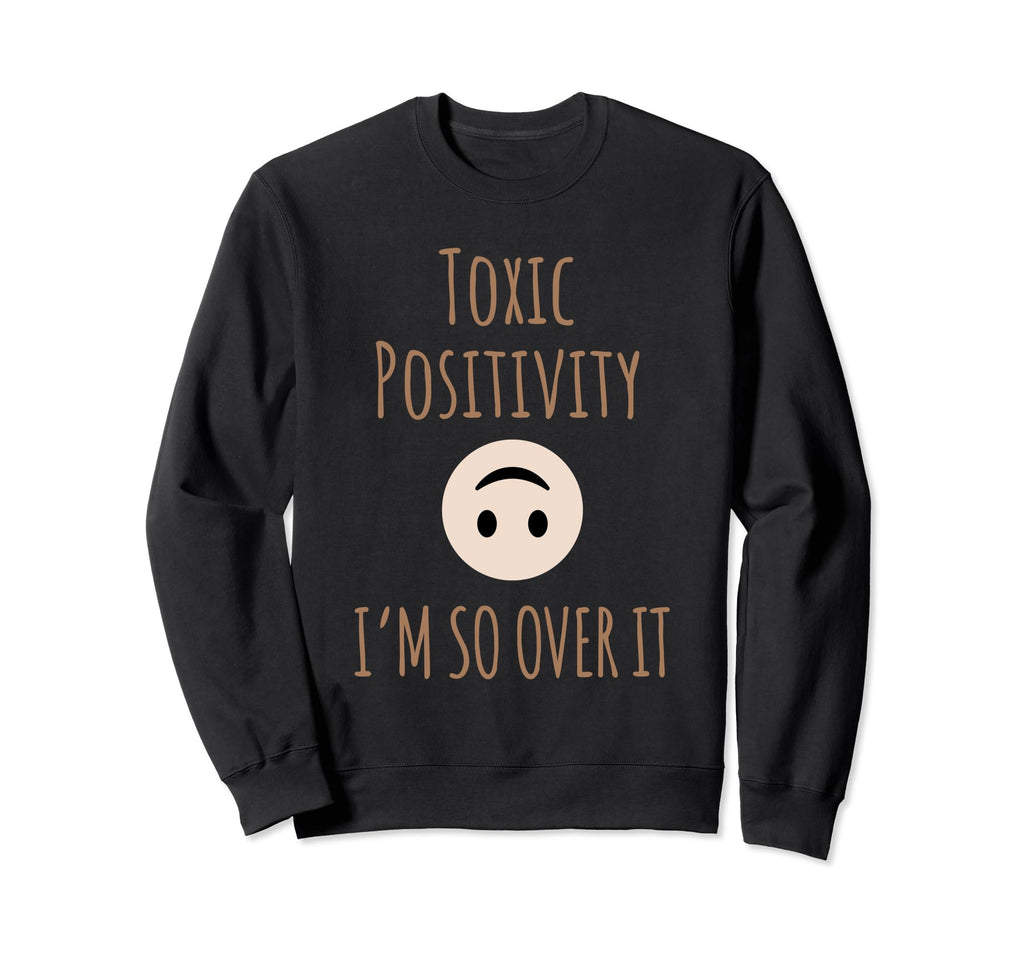 Sarcastic Im So Over It Line Sweatshirt - Minimalist Print Men Women - T-Shirt, Sweatshirt, Hoodie