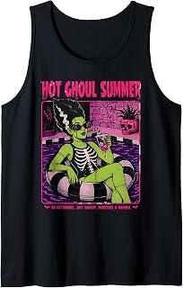 Retro Funny The Bride Frankenstein Monster Hot Ghoul Summer Tank Top Unisex T-shirt, Sweatshirt, Hoodie, Long Sleeve Tee - T-Shirt, Sweatshirt, Hoodie