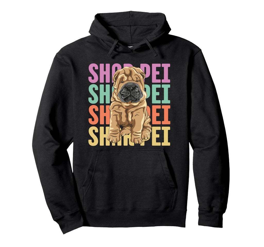 Shar Pei Shar Pei Shar Pei Dog Lover Hoodie - Streetwear Style for Adults - T-Shirt, Sweatshirt, Hoodie