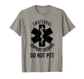 Mens Do Not Pet Emotional Support T-Shirt - Trendy Graphic Men Women - T-Shirt, Sweatshirt, Hoodie