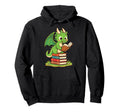 Book Dragon Reading Literature Hoodie - Minimalist Print for Adults - T-Shirt, Sweatshirt, Hoodie