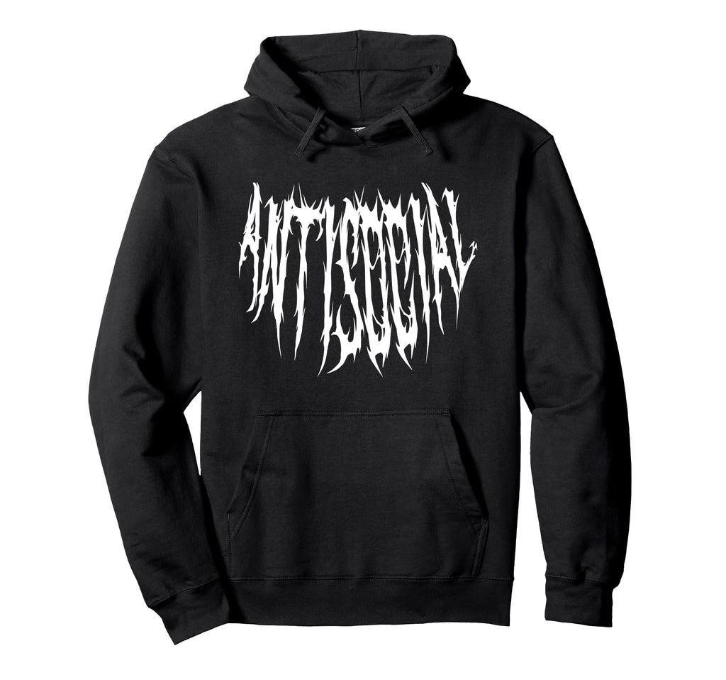 Anti Social Introvert Punk Y2K Club Hoodie - Casual Everyday Wear Unisex - T-Shirt, Sweatshirt, Hoodie