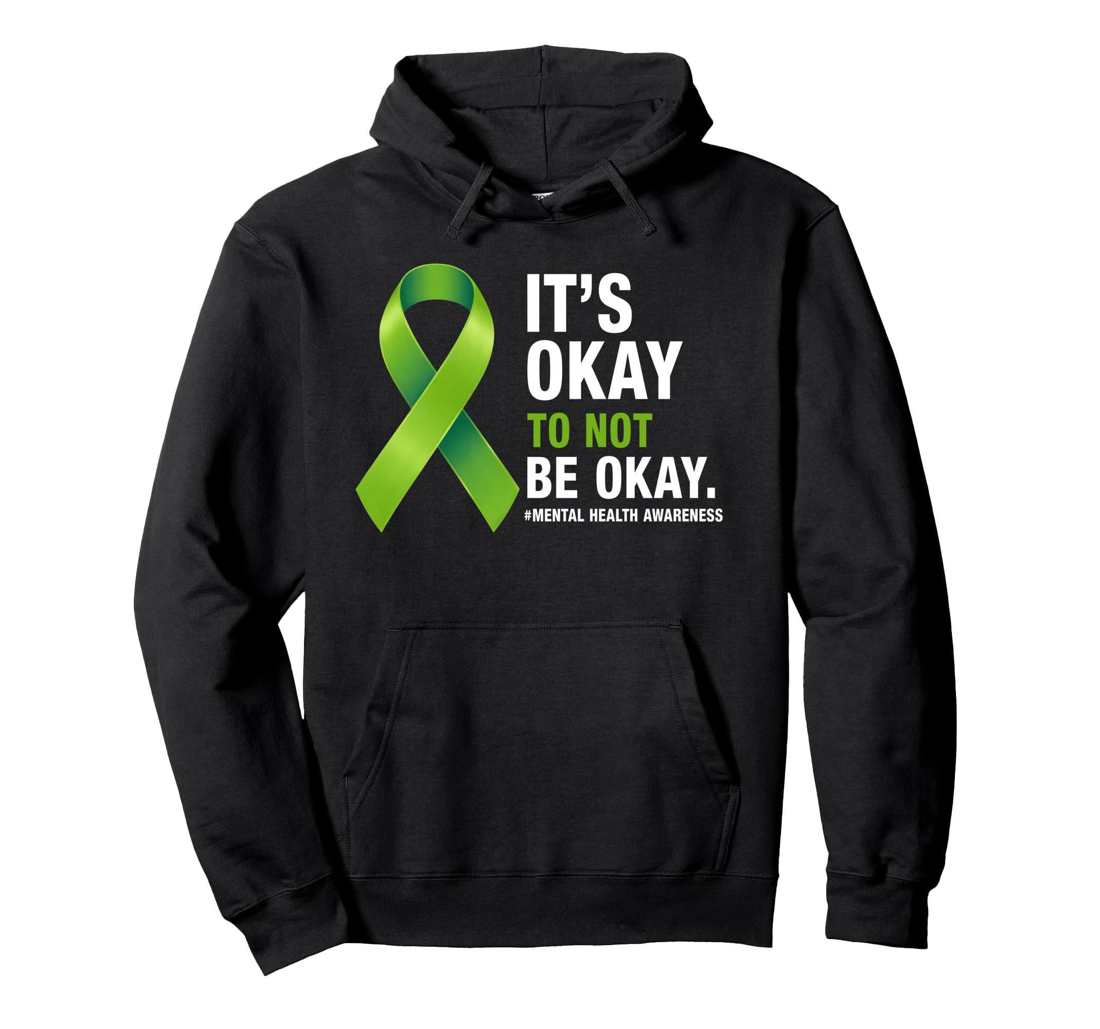 Its Okay To Not Be Okay Mental Health Hoodie - Custom Art Print Unisex - T-Shirt, Sweatshirt, Hoodie