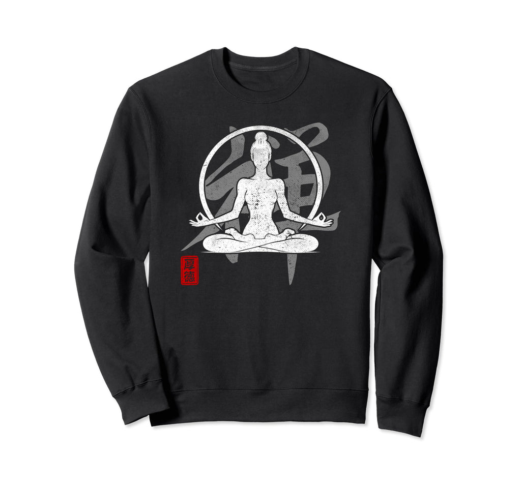 Yoga Zen Japan Kanji Art Sweatshirt - Streetwear Style for Adults - T-Shirt, Sweatshirt, Hoodie