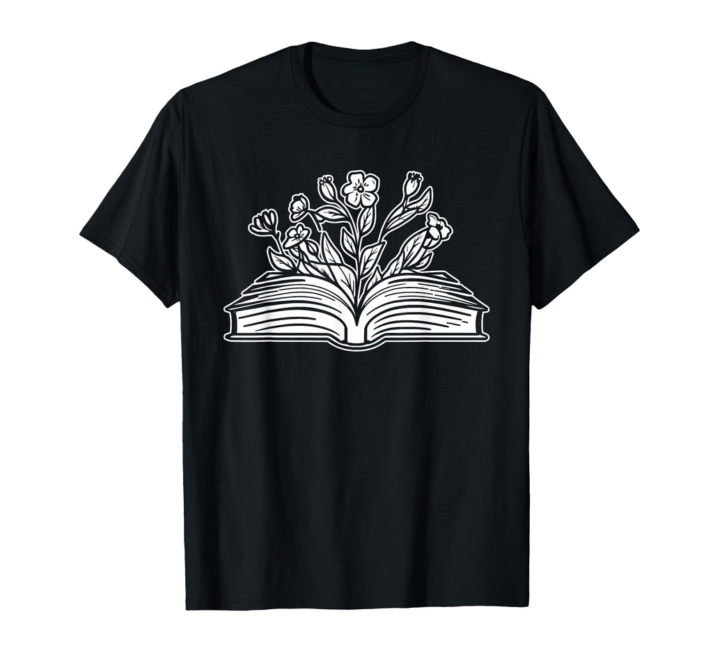 Books Flowers Library Bibliophile T-Shirt - Streetwear Style Men Women - T-Shirt, Sweatshirt, Hoodie