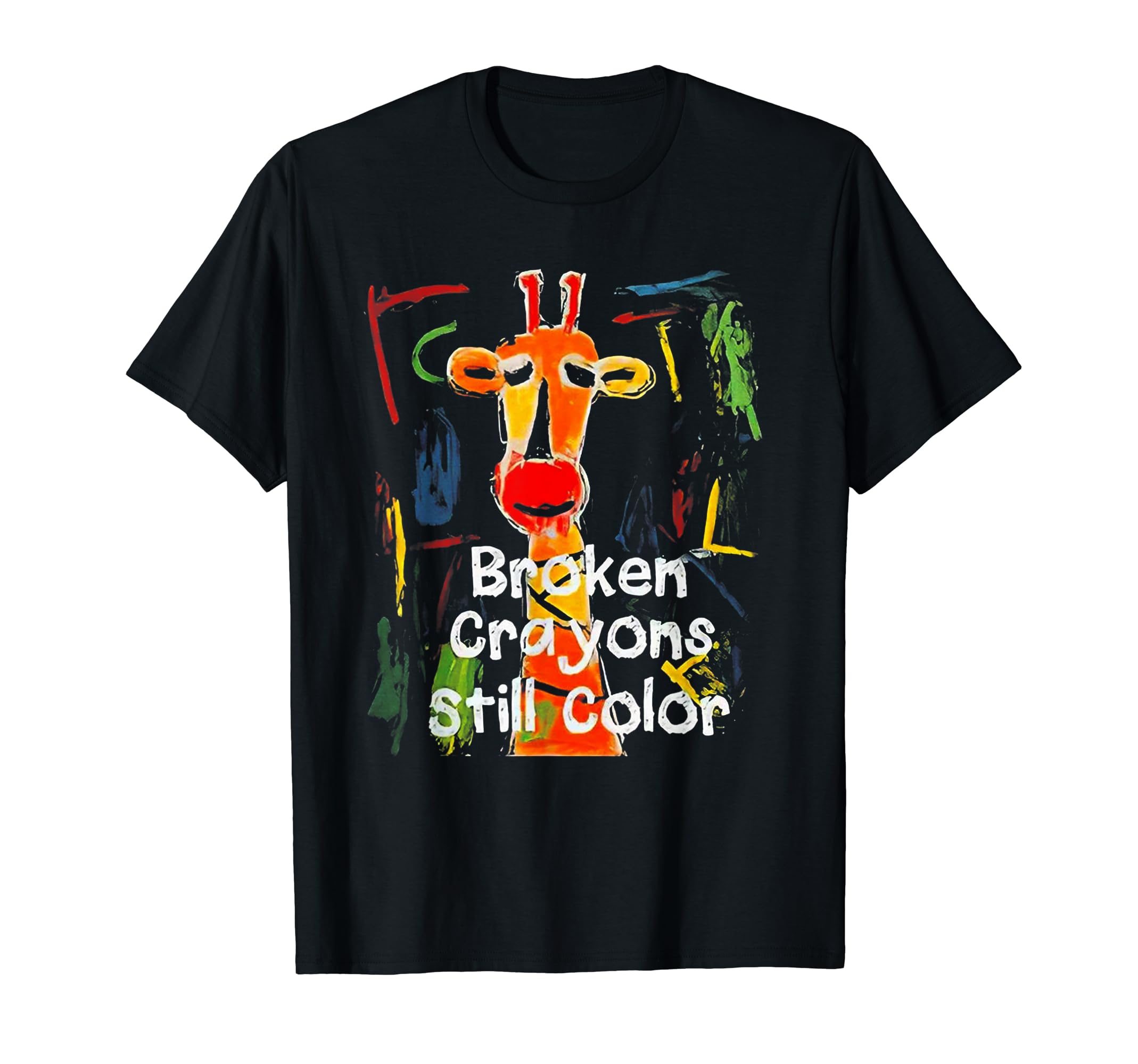 Broken Crayons Still Color Mental T-Shirt - Aesthetic Graphic Unisex - T-Shirt, Sweatshirt, Hoodie