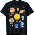 Solar Planet System Space Planets Astronomy Space T-Shirt Unisex T-shirt, Sweatshirt, Hoodie, Long Sleeve Tee - T-Shirt, Sweatshirt, Hoodie