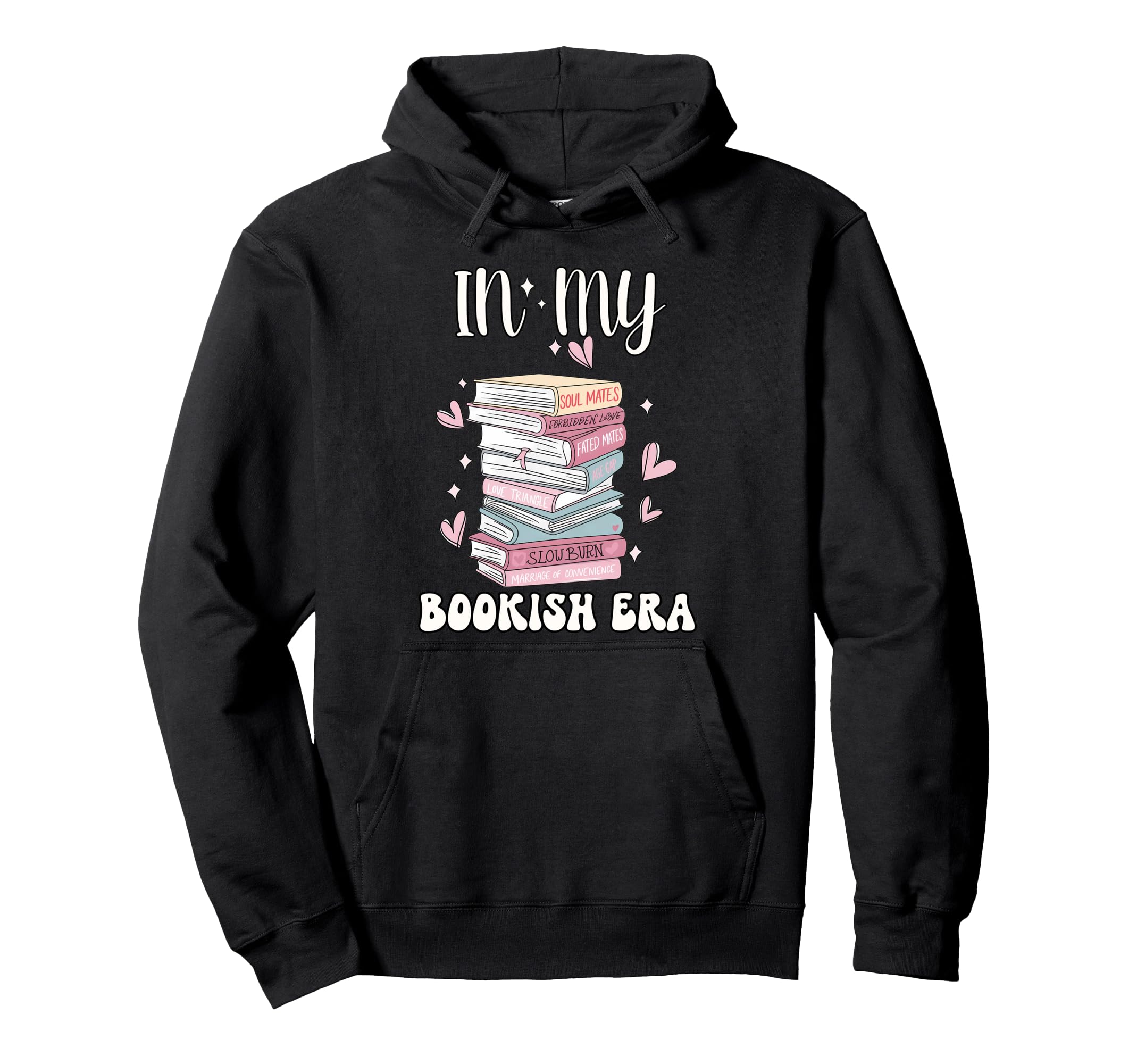My Bookish Era Book Lover Hoodie - Graphic Print for Adults - T-Shirt, Sweatshirt, Hoodie