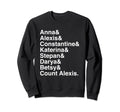 Anna Karenina Character List Leo Sweatshirt - Custom Art Print Unisex - T-Shirt, Sweatshirt, Hoodie