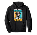 Best Therapy Is Pointer Dog Hoodie - Aesthetic Graphic Unisex - T-Shirt, Sweatshirt, Hoodie