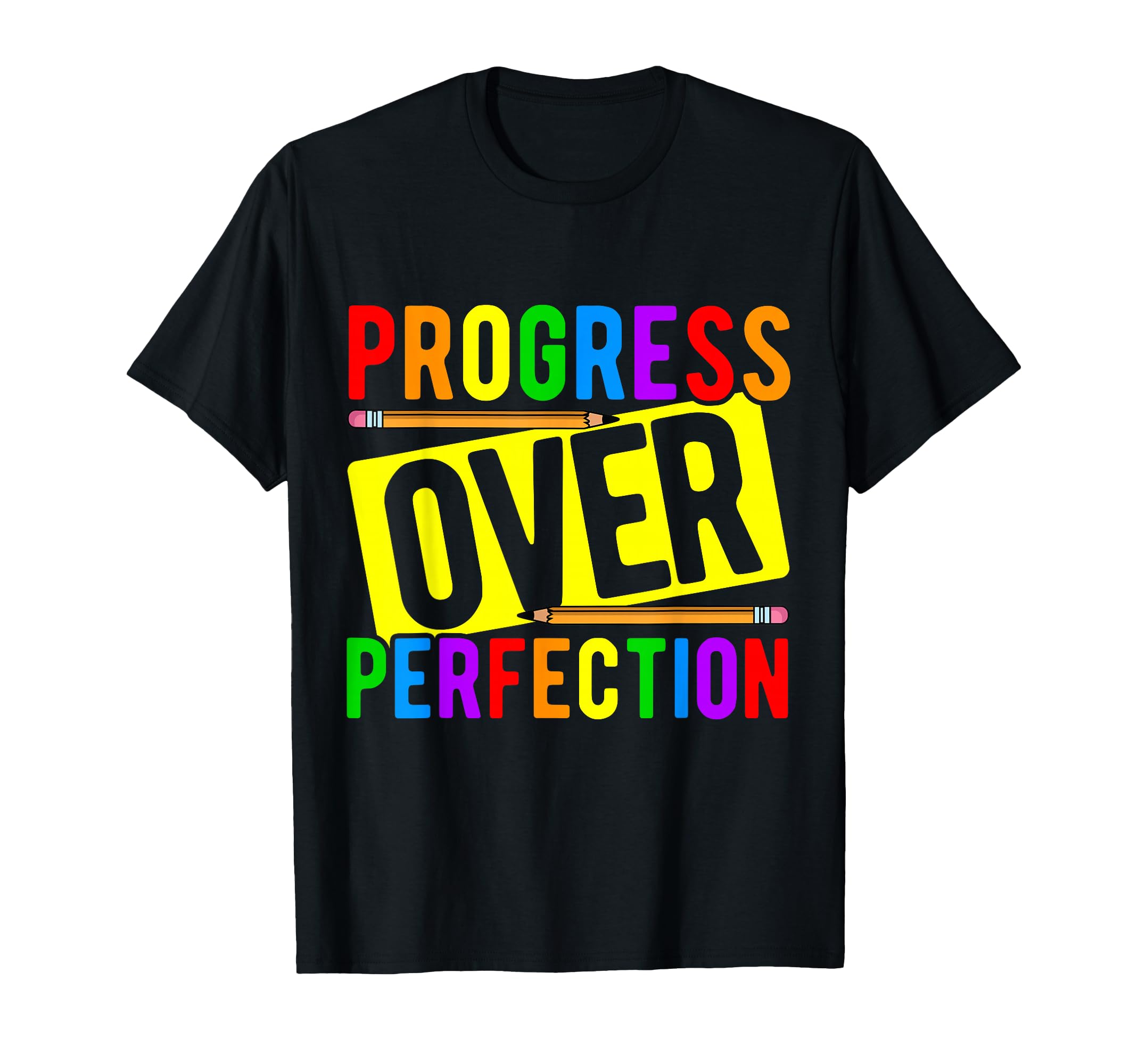 Progress Over Perfection T-Shirt - Novelty Apparel Men Women - T-Shirt, Sweatshirt, Hoodie