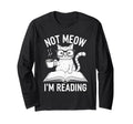 Cat Bookworm Bibliophile Reader Book Sweatshirt - Novelty Apparel Unisex - T-Shirt, Sweatshirt, Hoodie